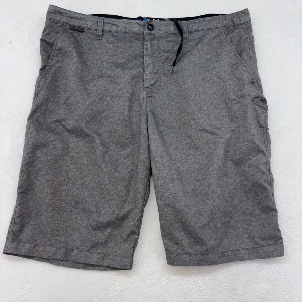 Fox Racing Hydro Series Mens Hybrid Shorts Grey Heathered Board Shorts Size 40